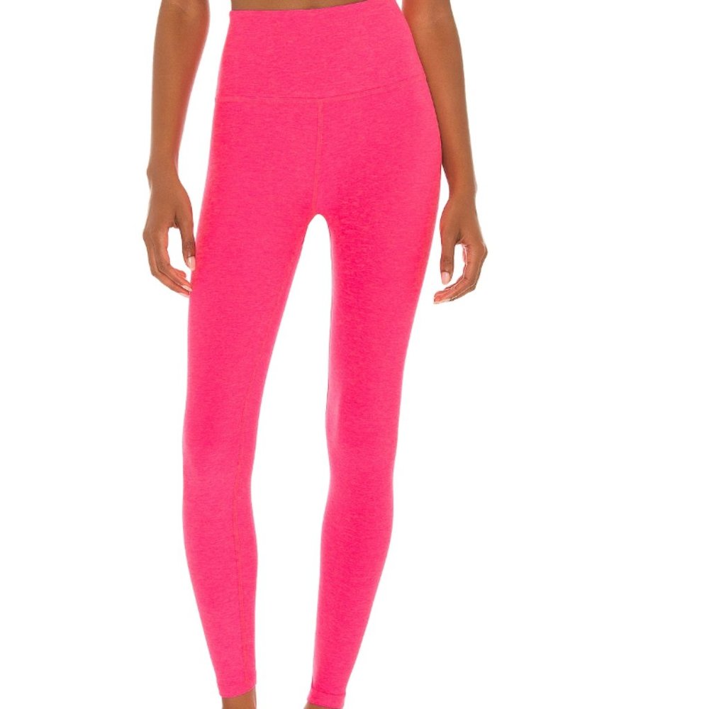 Beyond Yoga Spacedye Caught in the Midi Electric Pink